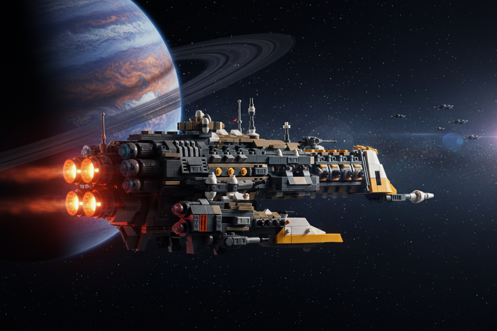 Macro shot of neon green geometric abstract structure